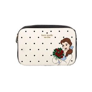 Disney X Kate Spade Crossbody Purse Beauty And The Beast Mini Camera Bag NWT